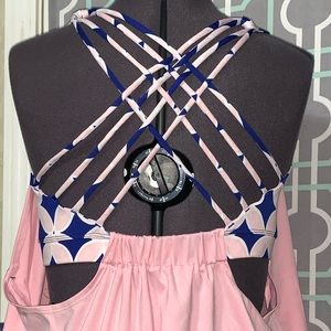 Pink medal athletic top
